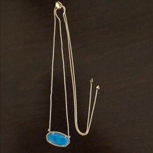 Kendra Scott turquoise Delaney necklace